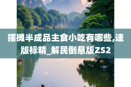 摆摊半成品主食小吃有哪些,速版标精_解民倒悬版ZS2