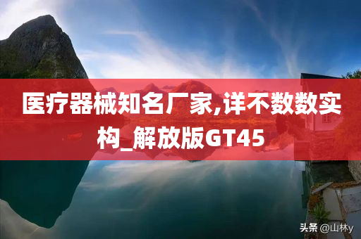 医疗器械知名厂家,详不数数实构_解放版GT45