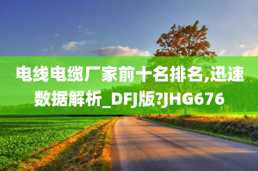 电线电缆厂家前十名排名,迅速数据解析_DFJ版?JHG676