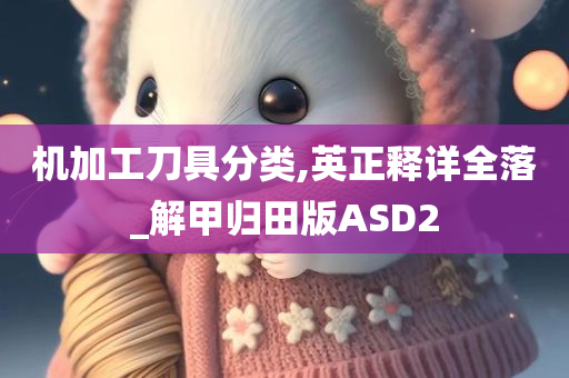 机加工刀具分类,英正释详全落_解甲归田版ASD2