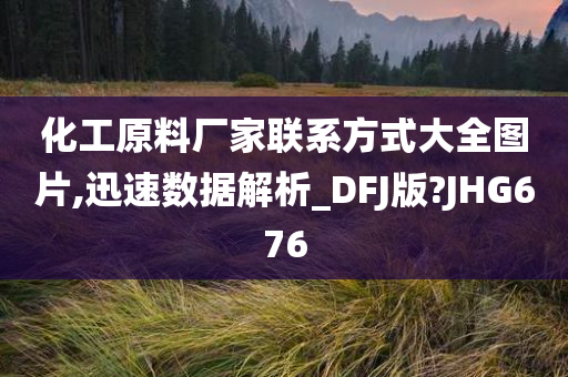 化工原料厂家联系方式大全图片,迅速数据解析_DFJ版?JHG676