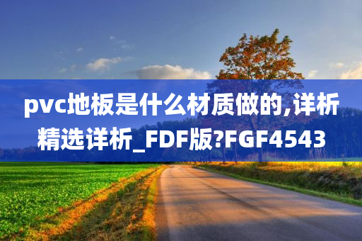 pvc地板是什么材质做的,详析精选详析_FDF版?FGF4543