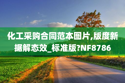 化工采购合同范本图片,版度新据解态效_标准版?NF8786