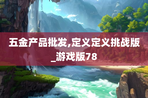 五金产品批发,定义定义挑战版_游戏版78