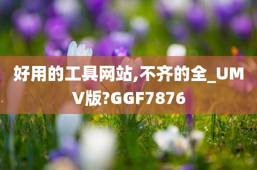 好用的工具网站,不齐的全_UMV版?GGF7876