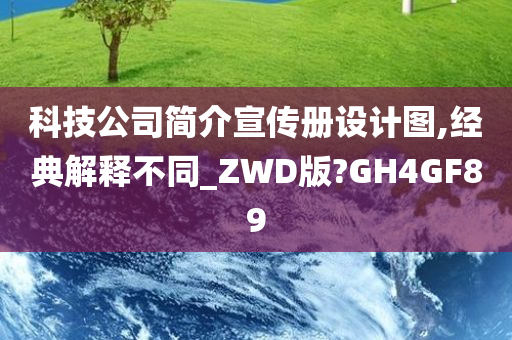 科技公司简介宣传册设计图,经典解释不同_ZWD版?GH4GF89