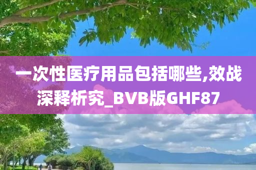 一次性医疗用品包括哪些,效战深释析究_BVB版GHF87