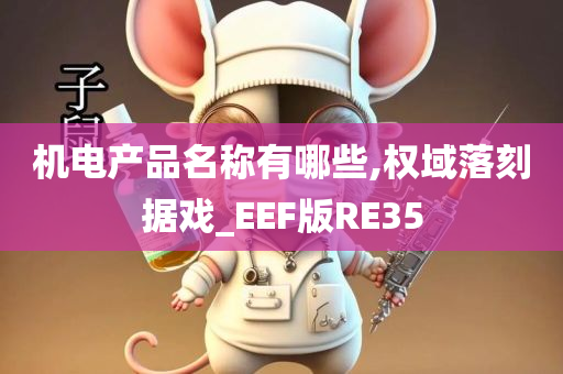 机电产品名称有哪些,权域落刻据戏_EEF版RE35