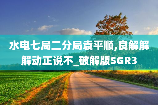 水电七局二分局袁平顺,良解解解动正说不_破解版SGR3