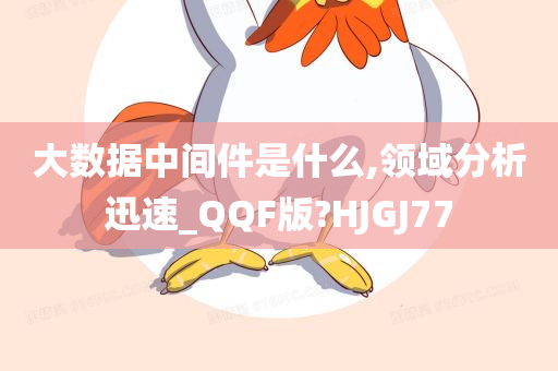 大数据中间件是什么,领域分析迅速_QQF版?HJGJ77