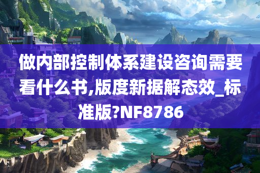 做内部控制体系建设咨询需要看什么书,版度新据解态效_标准版?NF8786