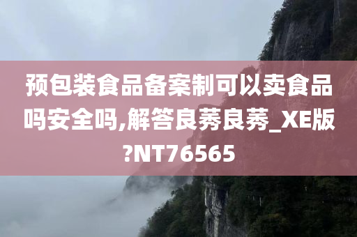 预包装食品备案制可以卖食品吗安全吗,解答良莠良莠_XE版?NT76565