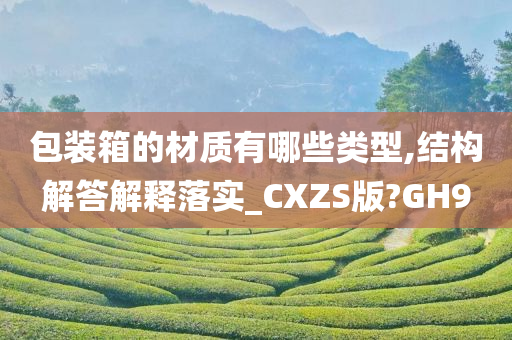 包装箱的材质有哪些类型,结构解答解释落实_CXZS版?GH9