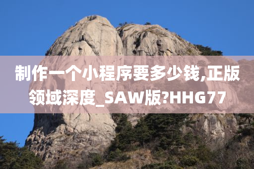 制作一个小程序要多少钱,正版领域深度_SAW版?HHG77