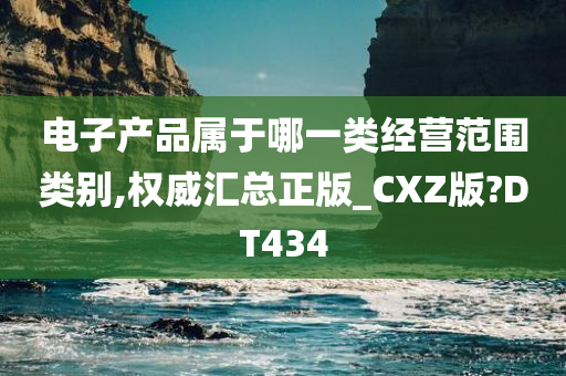 电子产品属于哪一类经营范围类别,权威汇总正版_CXZ版?DT434