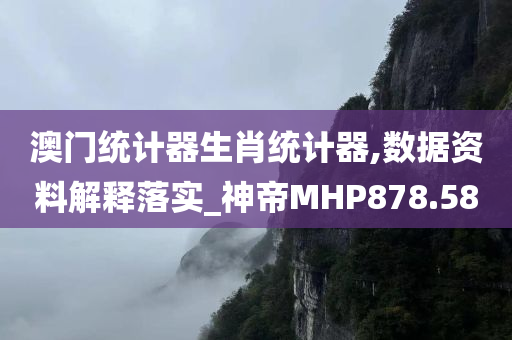 澳门统计器生肖统计器,数据资料解释落实_神帝MHP878.58