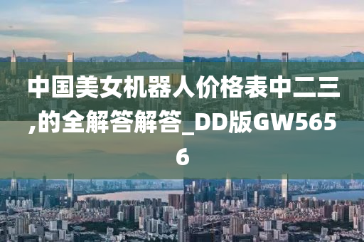 中国美女机器人价格表中二三,的全解答解答_DD版GW5656