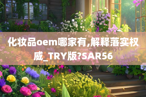 化妆品oem哪家有,解释落实权威_TRY版?SAR56