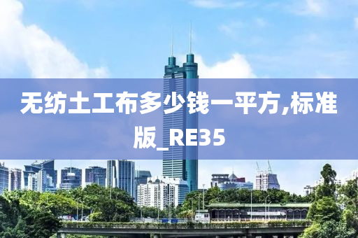 无纺土工布多少钱一平方,标准版_RE35