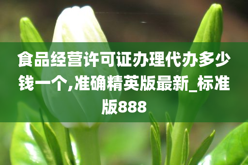 食品经营许可证办理代办多少钱一个,准确精英版最新_标准版888