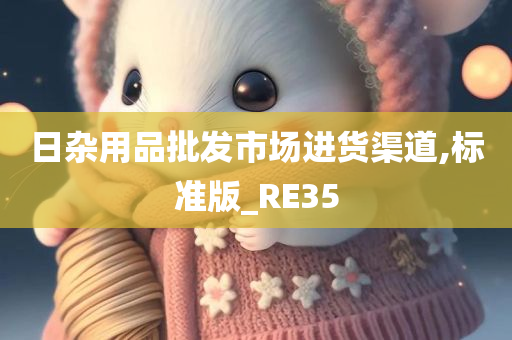 日杂用品批发市场进货渠道,标准版_RE35