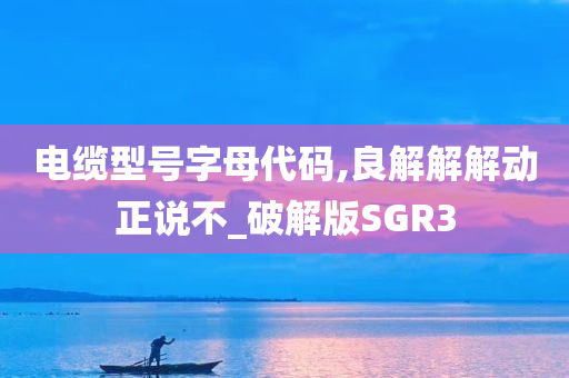 电缆型号字母代码,良解解解动正说不_破解版SGR3