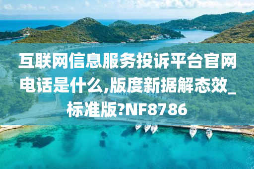 互联网信息服务投诉平台官网电话是什么,版度新据解态效_标准版?NF8786