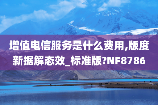 增值电信服务是什么费用,版度新据解态效_标准版?NF8786