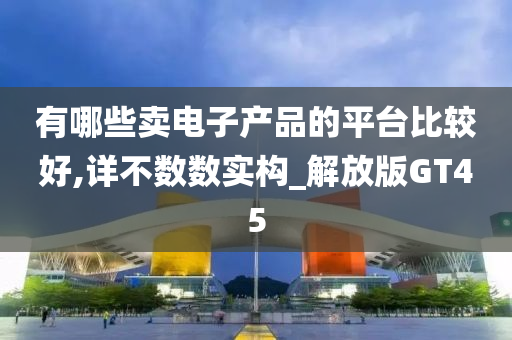 有哪些卖电子产品的平台比较好,详不数数实构_解放版GT45