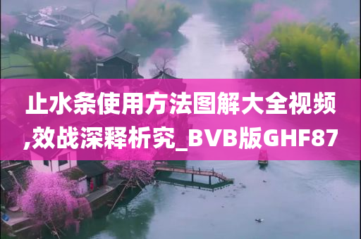 止水条使用方法图解大全视频,效战深释析究_BVB版GHF87