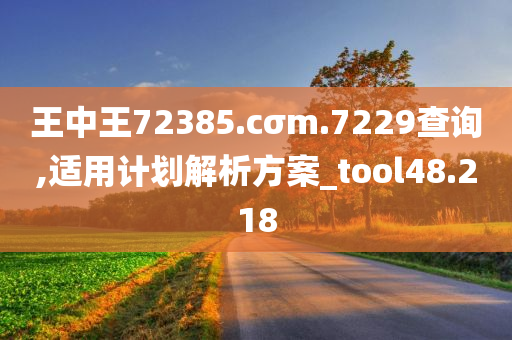 王中王72385.cσm.7229查询,适用计划解析方案_tool48.218