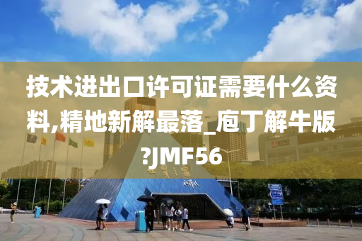 技术进出口许可证需要什么资料,精地新解最落_庖丁解牛版?JMF56