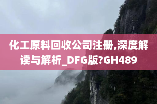 化工原料回收公司注册,深度解读与解析_DFG版?GH489