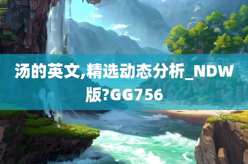 汤的英文,精选动态分析_NDW版?GG756