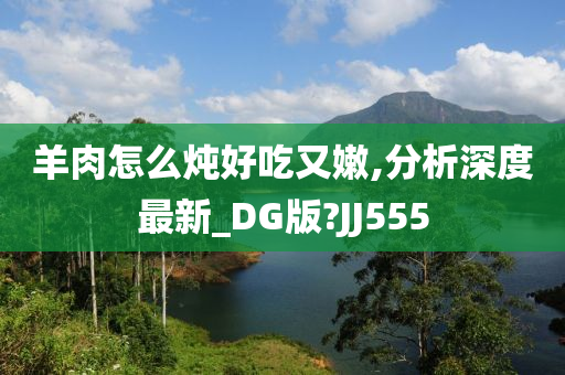 羊肉怎么炖好吃又嫩,分析深度最新_DG版?JJ555