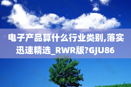 电子产品算什么行业类别,落实迅速精选_RWR版?GJU86