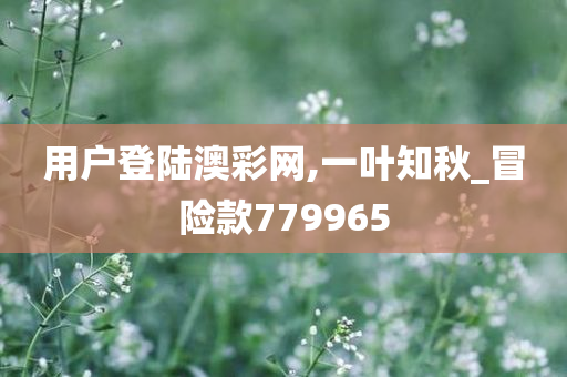 用户登陆澳彩网,一叶知秋_冒险款779965