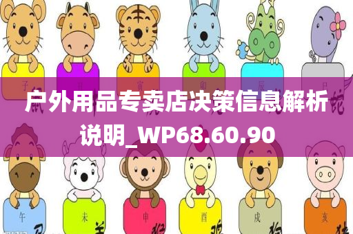 户外用品专卖店决策信息解析说明_WP68.60.90