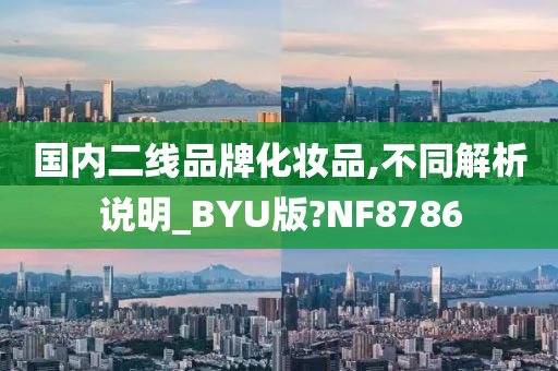 国内二线品牌化妆品,不同解析说明_BYU版?NF8786