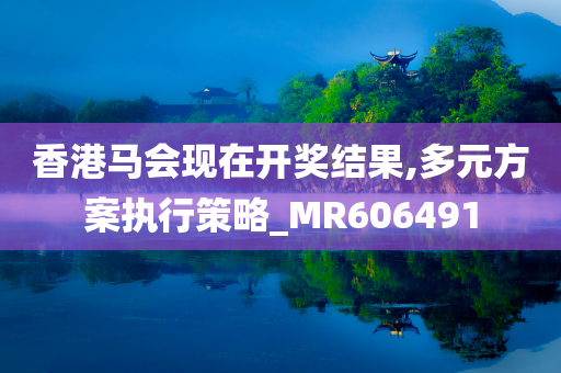 香港马会现在开奖结果,多元方案执行策略_MR606491