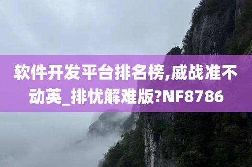 软件开发平台排名榜,威战准不动英_排忧解难版?NF8786