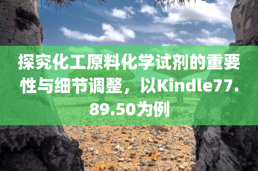 探究化工原料化学试剂的重要性与细节调整，以Kindle77.89.50为例