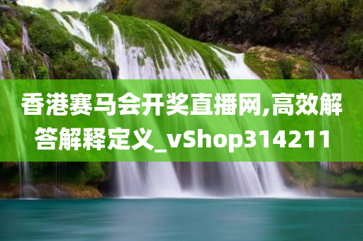 香港赛马会开奖直播网,高效解答解释定义_vShop314211