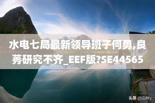 水电七局最新领导班子何勇,良莠研究不齐_EEF版?SE44565