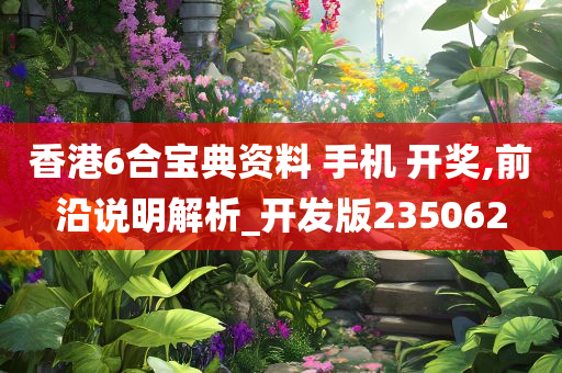 香港6合宝典资料 手机 开奖,前沿说明解析_开发版235062