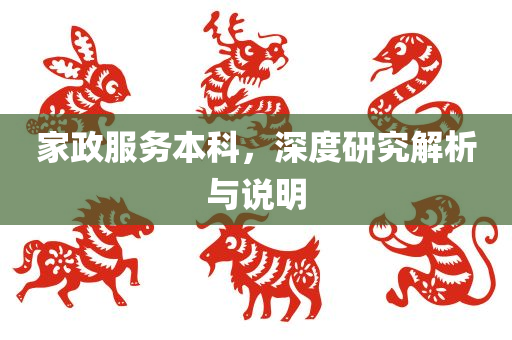 家政服务本科，深度研究解析与说明