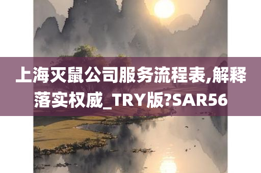 上海灭鼠公司服务流程表,解释落实权威_TRY版?SAR56