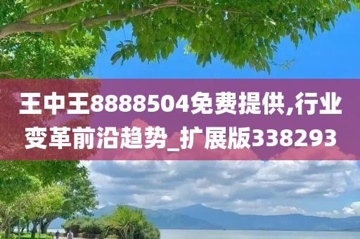 王中王8888504免费提供,行业变革前沿趋势_扩展版338293